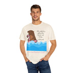 "The Only Thing Getting This Beaver Wet Today is the Pool"