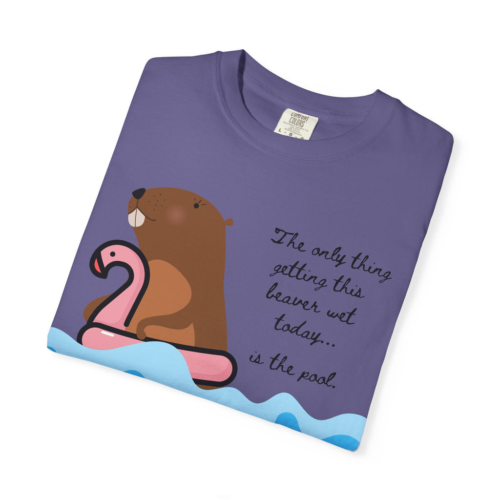 "The Only Thing Getting This Beaver Wet Today is the Pool"