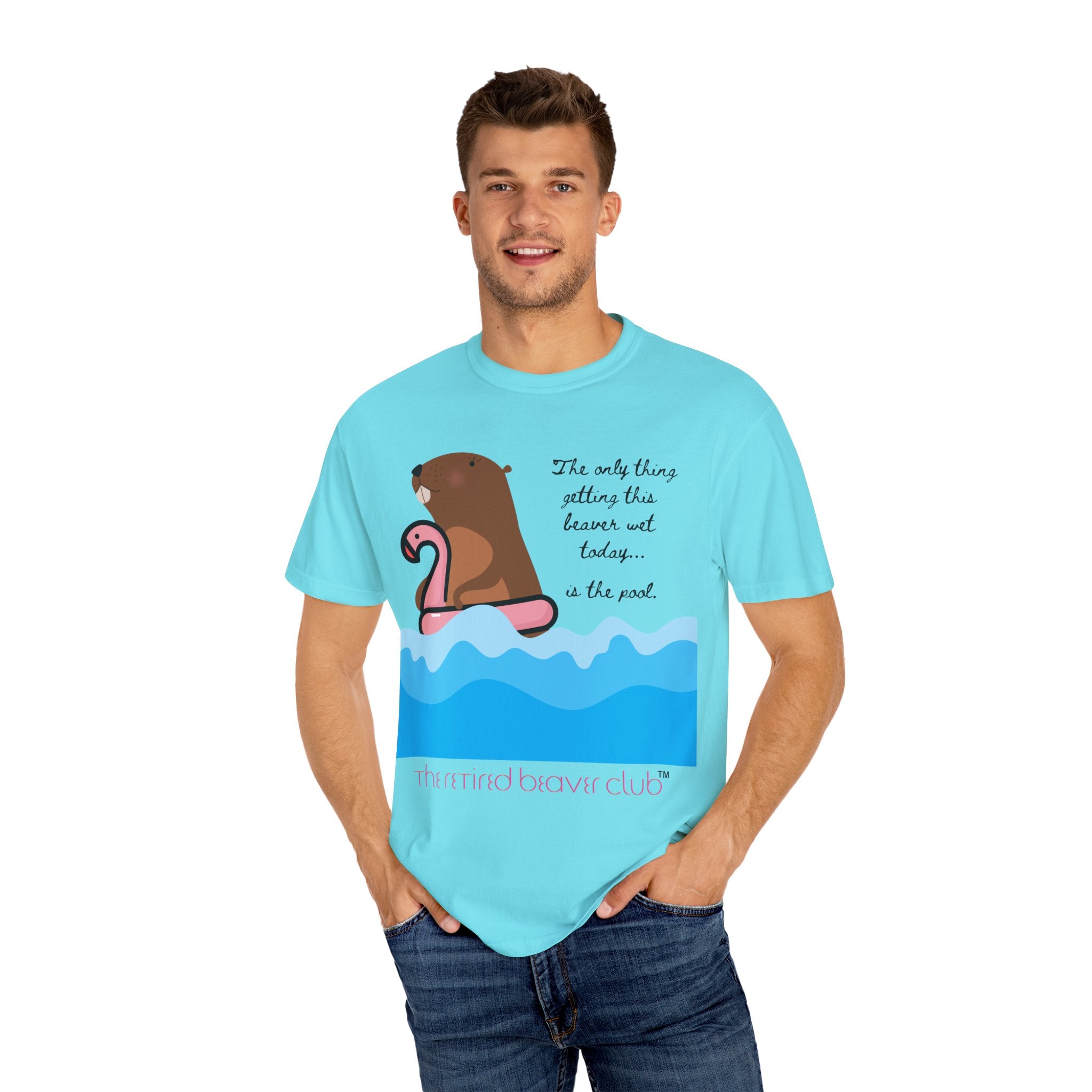 "The Only Thing Getting This Beaver Wet Today is the Pool"
