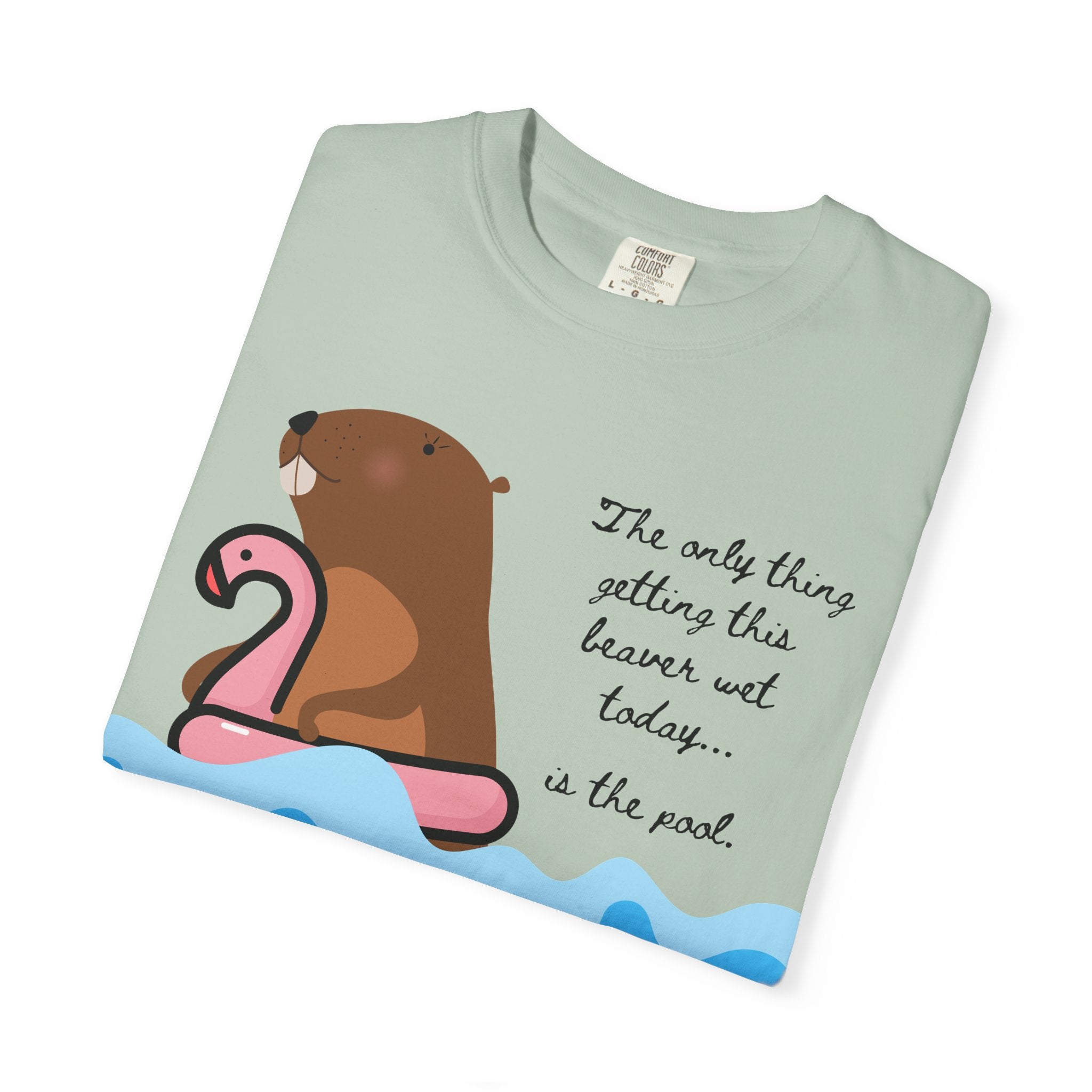 "The Only Thing Getting This Beaver Wet Today is the Pool"