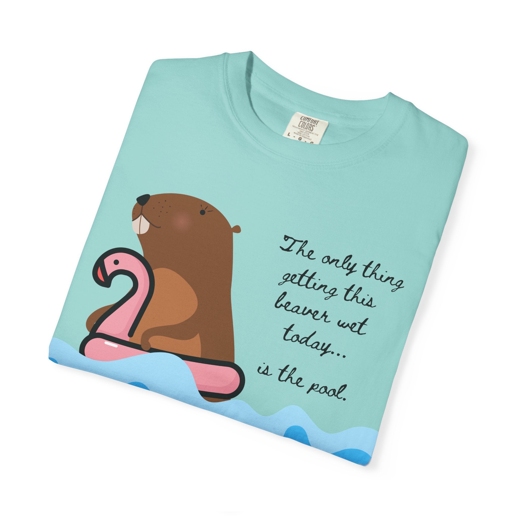 "The Only Thing Getting This Beaver Wet Today is the Pool"