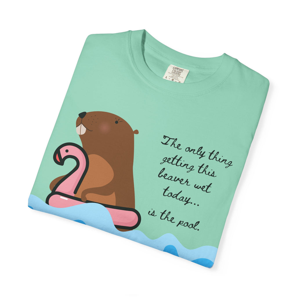 "The Only Thing Getting This Beaver Wet Today is the Pool"