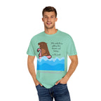"The Only Thing Getting This Beaver Wet Today is the Pool"